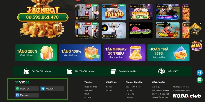 Người dùng có thể liên hệ nhanh với bộ phận CSKH qua nhiều kênh