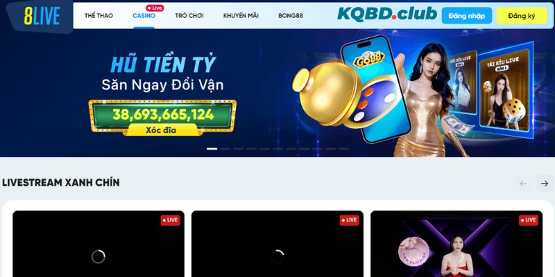 8LIVE không còn là cái tên xa lạ của các cược thủ trực tuyến lâu năm