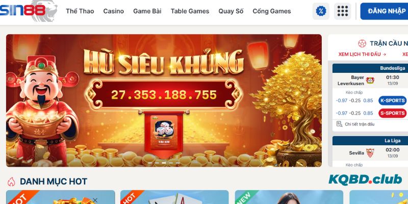 Đánh giá hệ thống cá cược SIN88